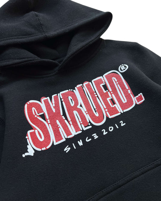 Kid’s Doodle Classic Logo Hoodie - Black/Red