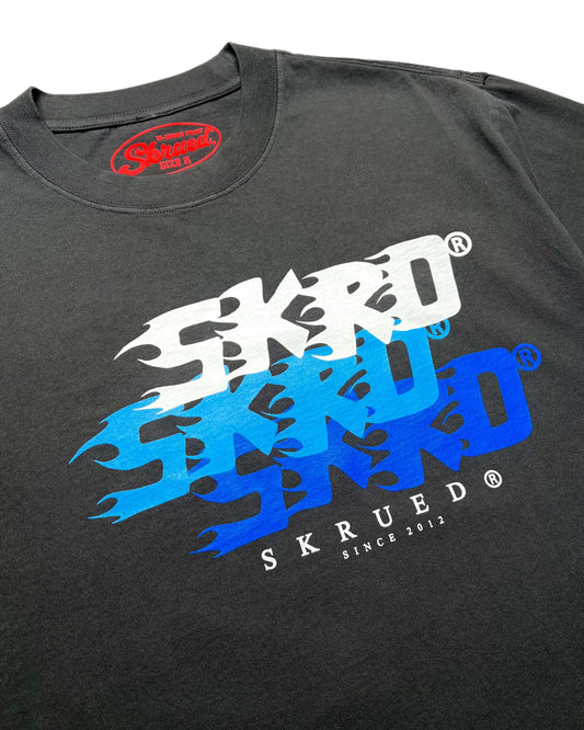 Flaming SKRD Raw Hem Tee