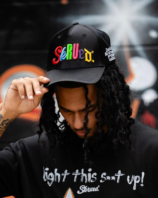 WHAT THE?! Logo Satin Hat