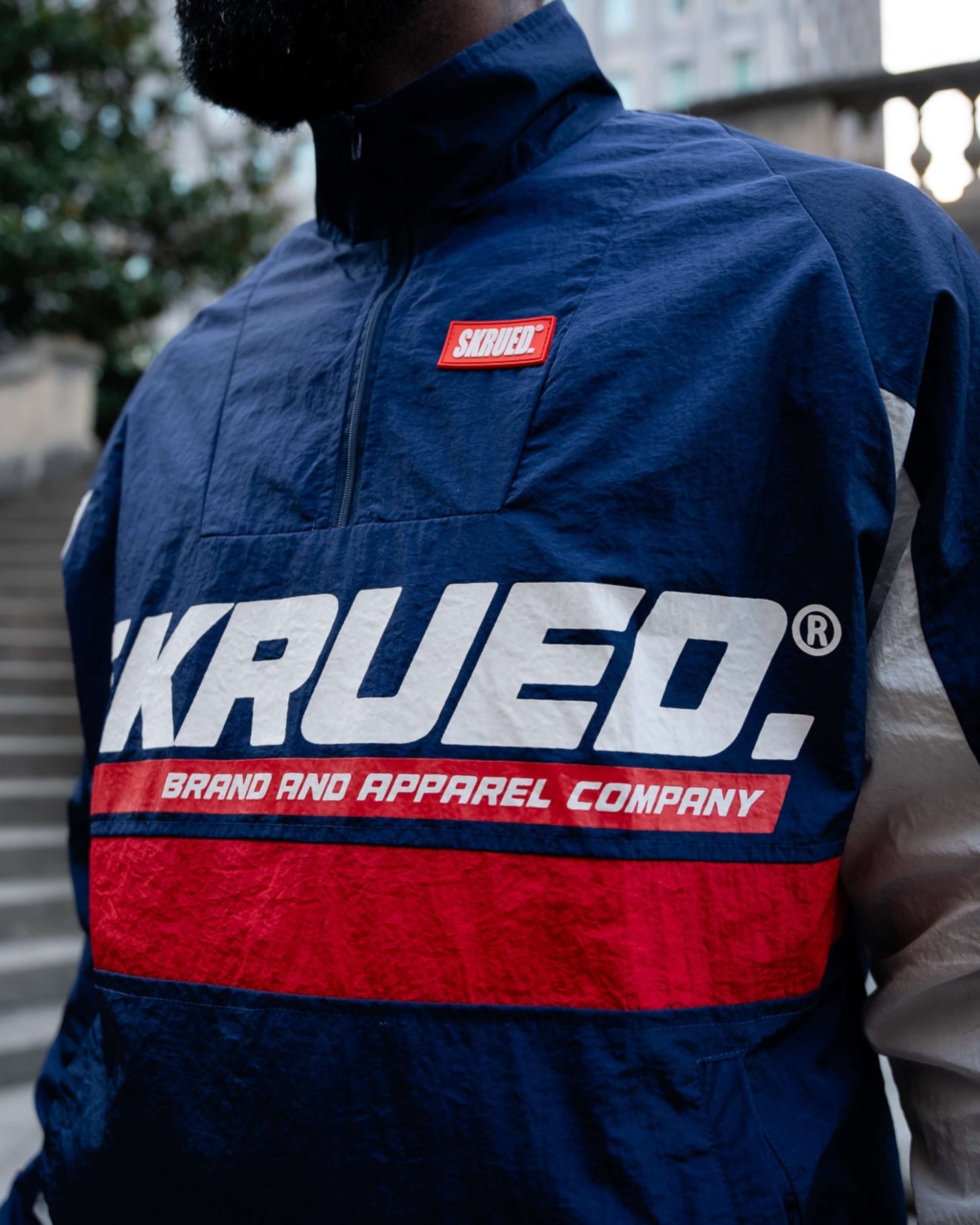 Brand Bar Track Jacket - Midnight