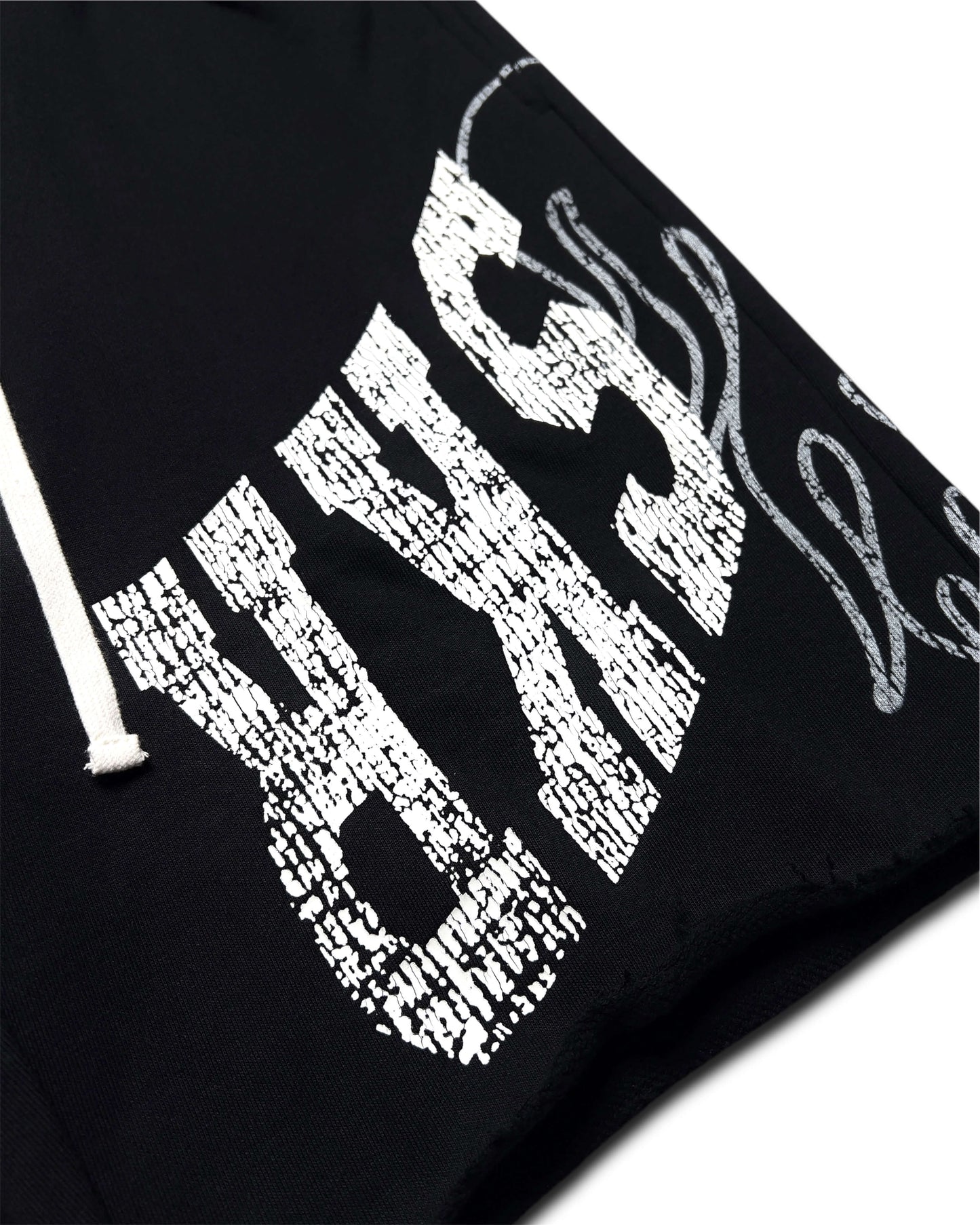 Hell & Back Raw Hem Shorts - Black