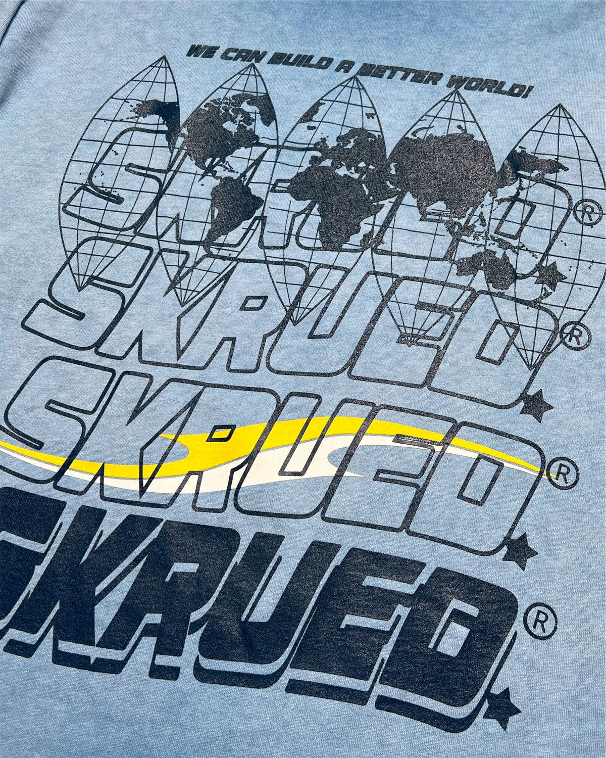 Better World Tee - Oil Wash Sky Blue