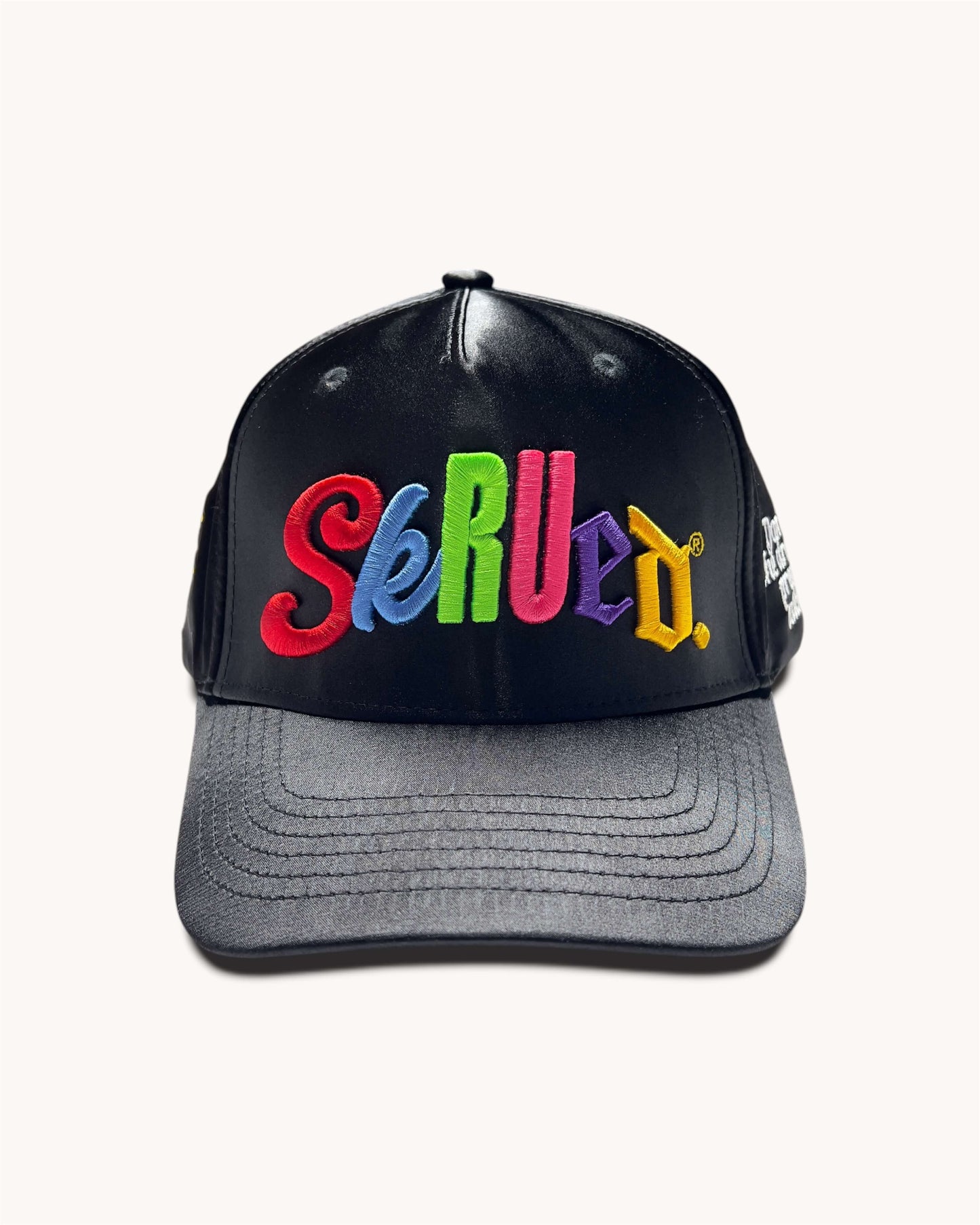 WHAT THE?! Logo Satin Hat