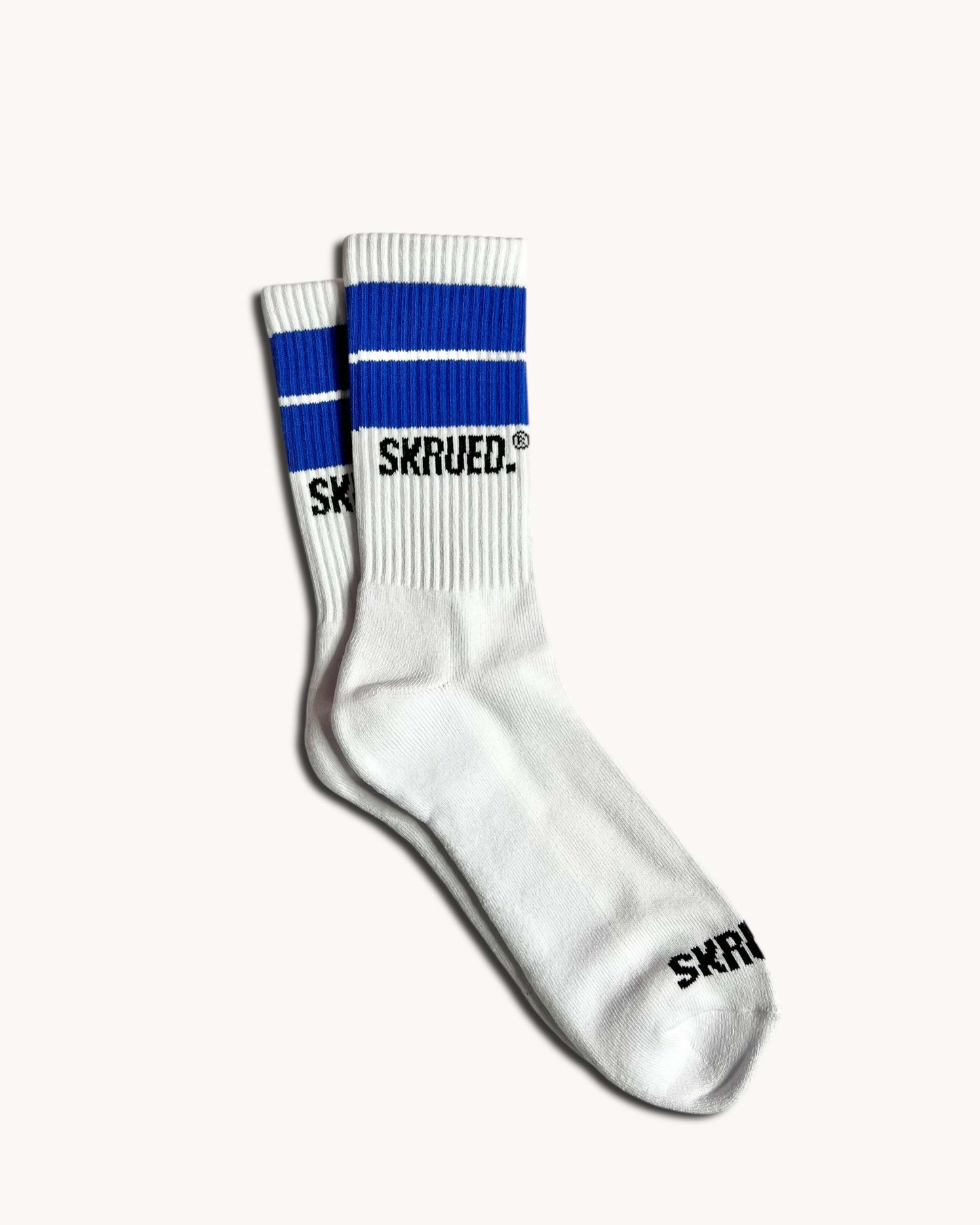 Jumbo Stripe Socks - Blue