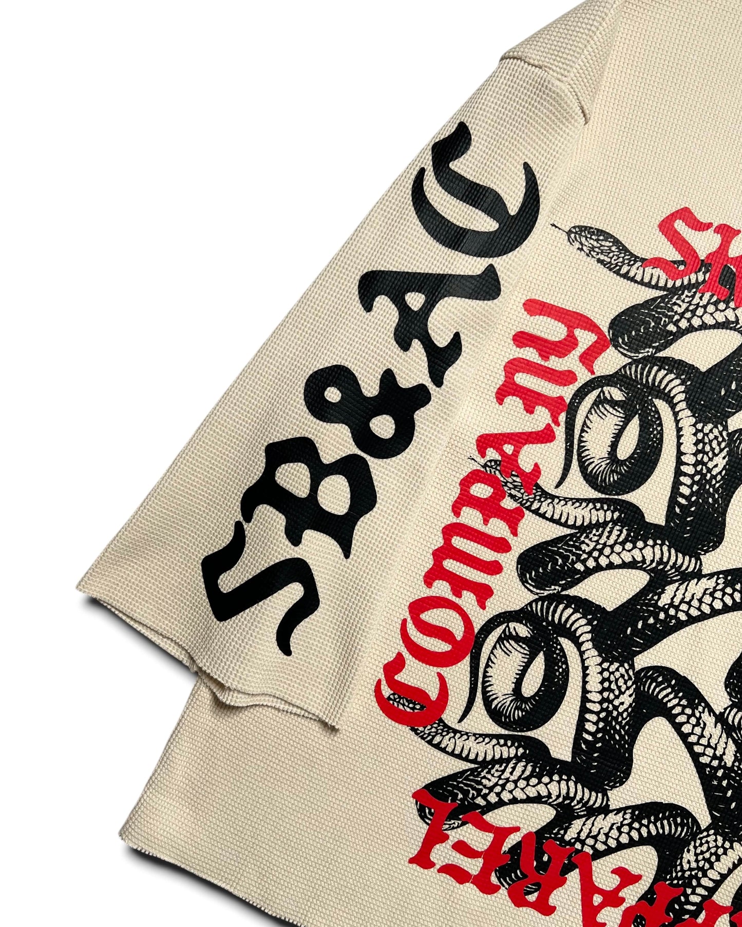 Snake Pit Raw Hem Thermal - Cream