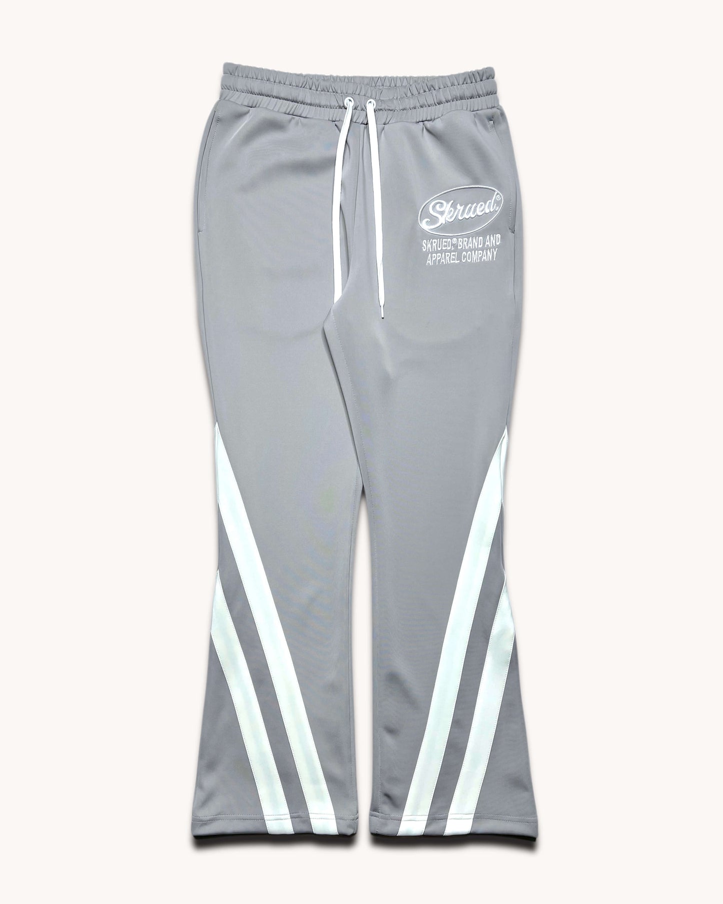 Slanted Stripes Flare Track Pants