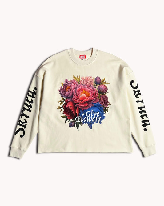 Give Flowers Crewneck