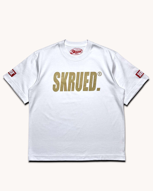 Classic Logo Tee - White Gold