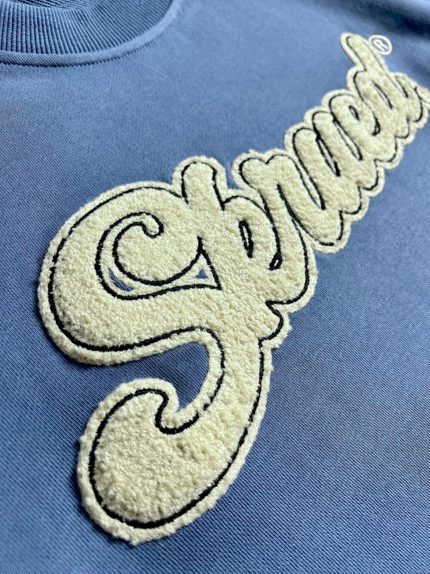 Chenille Chunky Logo Crewneck