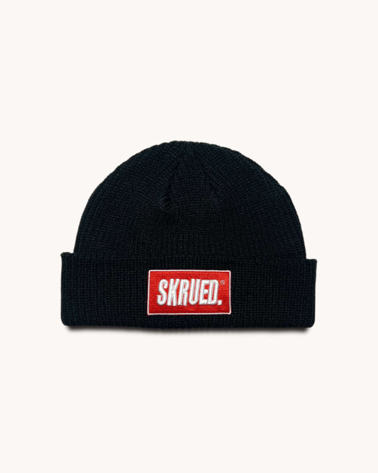 Classic Patch Beanie - Black