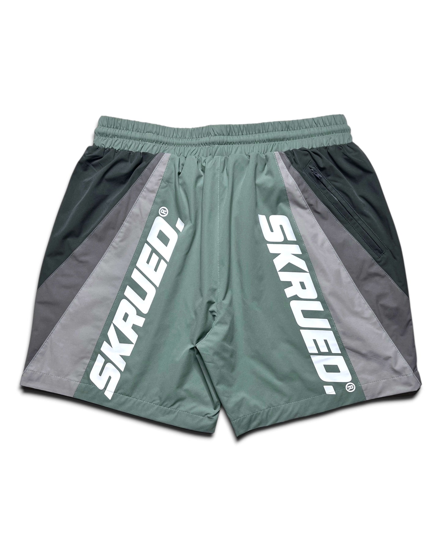 Heatwave Track Shorts - Mint