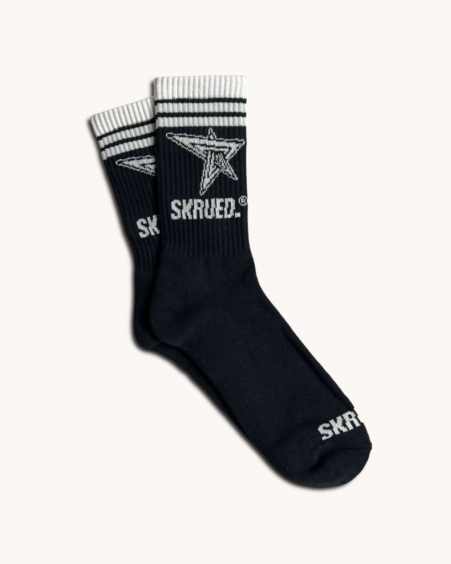 Energy Star Socks - Black/White