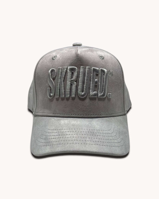 Suede Classic Logo Hat - Medusa Stone
