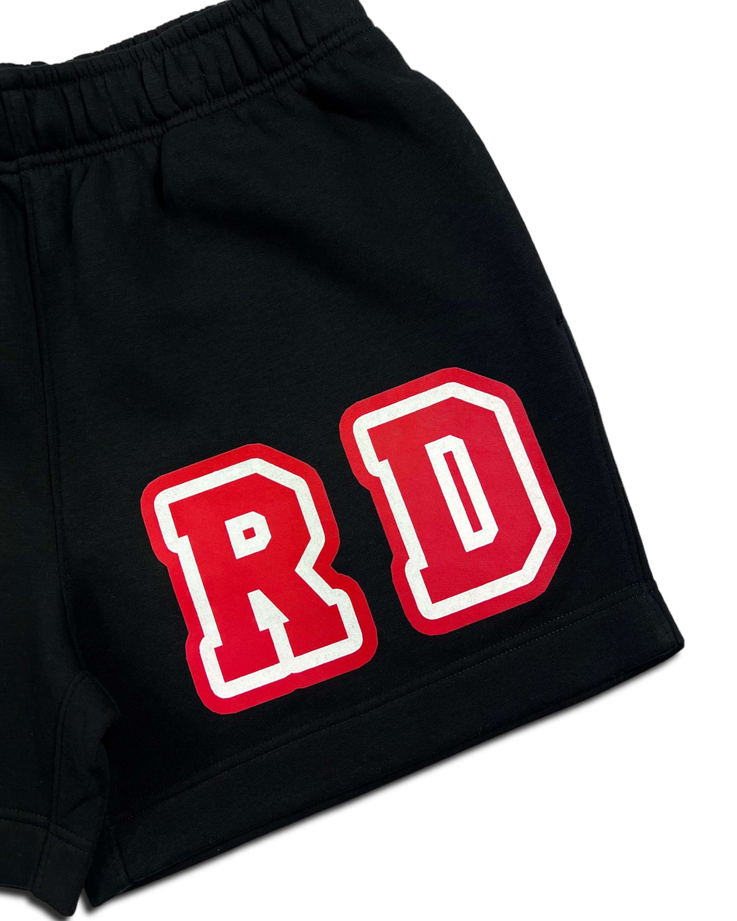 SKRD Sweat Shorts- Black/Red