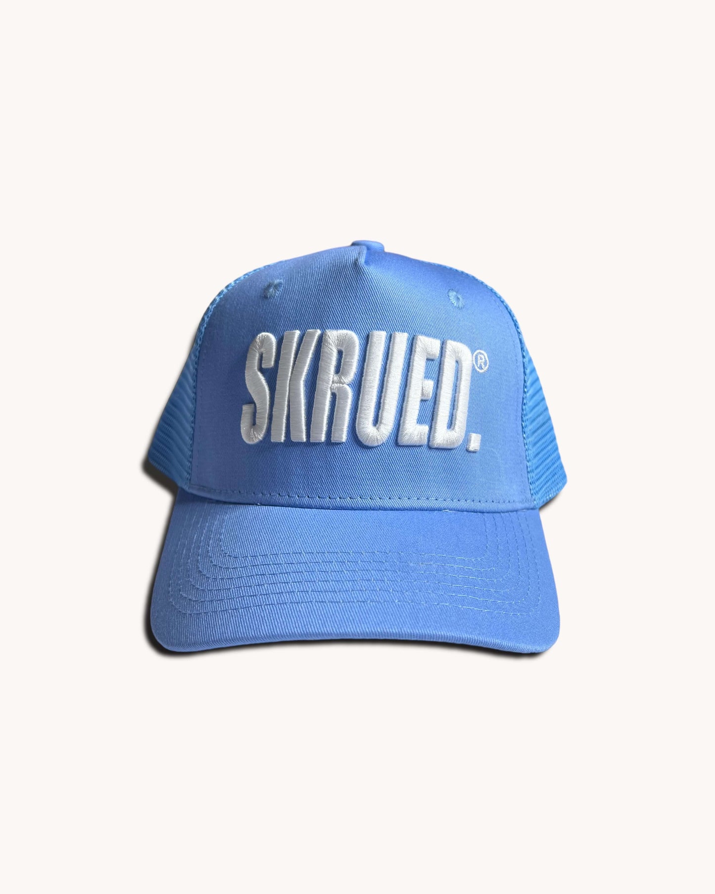 Classic Logo Trucker Hat - Ice Blue