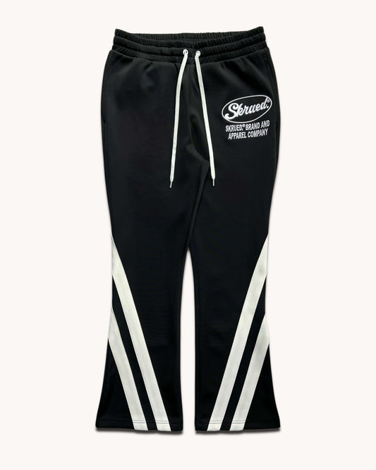 Slanted Stripes Flare Track Pants