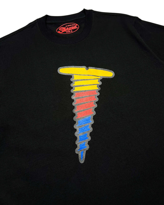 Inspire Screw Logo Tee - Black/Primary