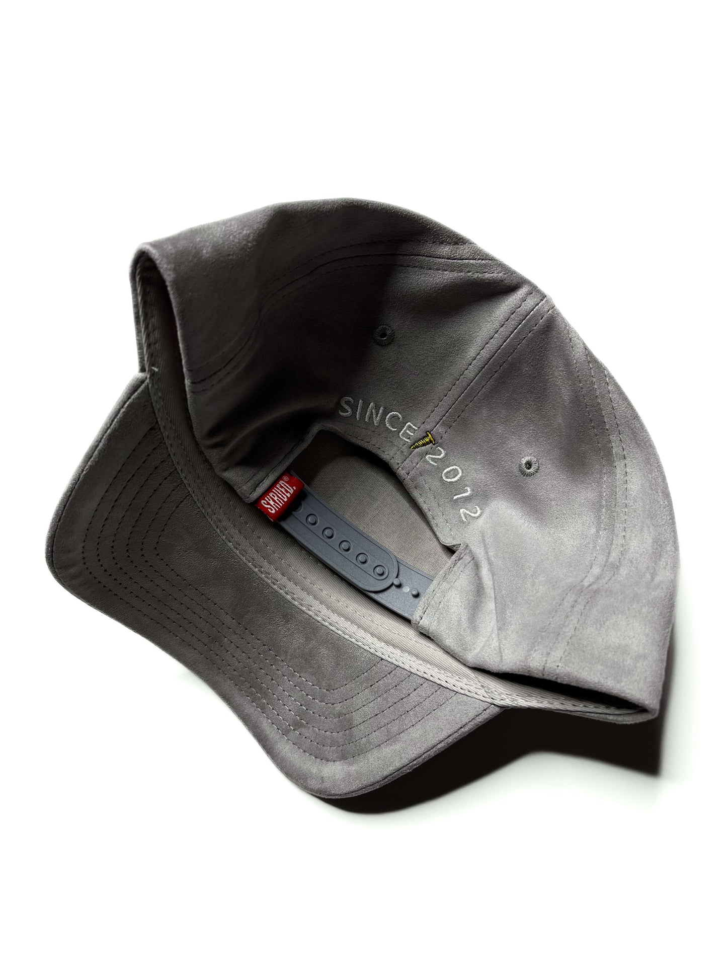 Suede Classic Logo Hat - Medusa Stone
