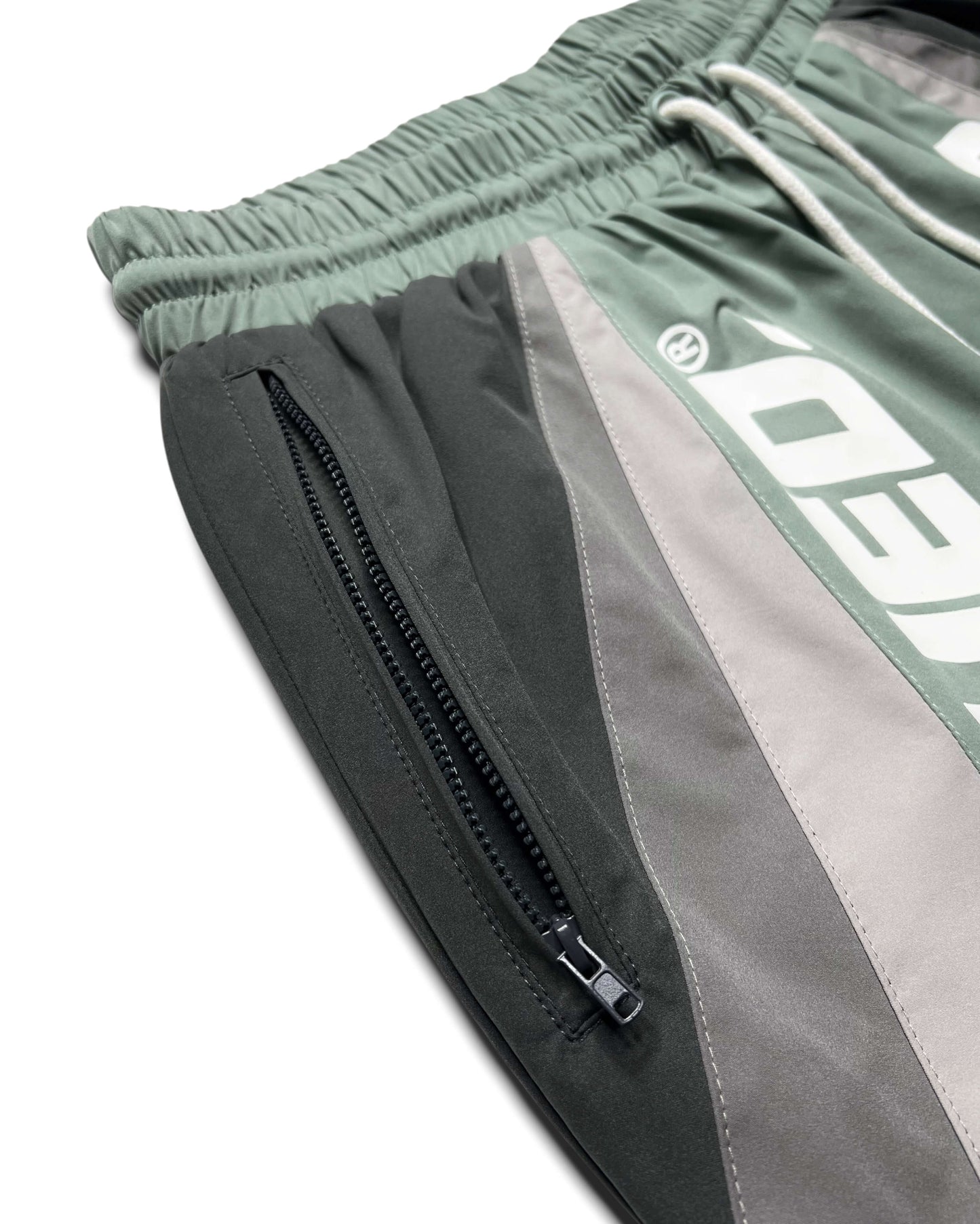 Heatwave Track Shorts - Mint
