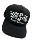 Motorsports Logo Foam Trucker Hat - Black