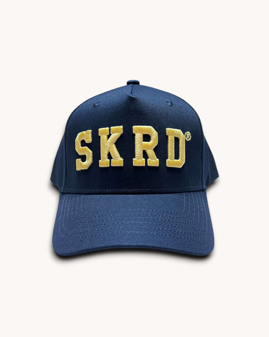 SKRD Logo Snapback Hat - Navy