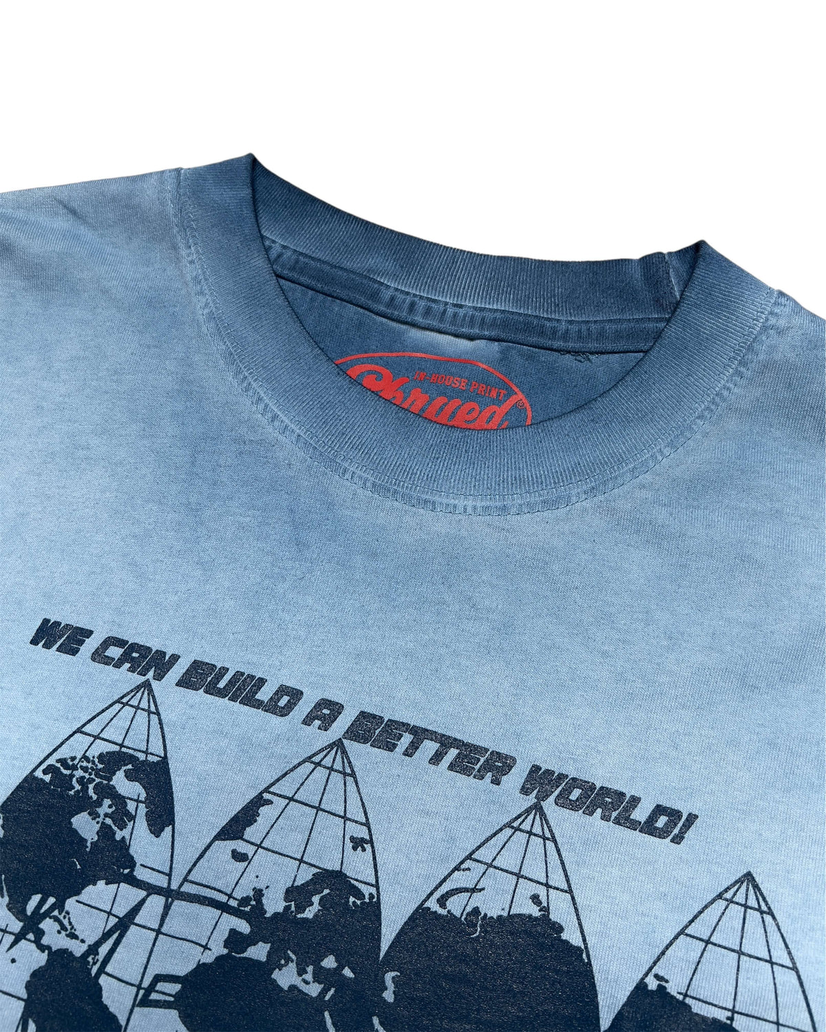 Better World Tee - Oil Wash Sky Blue