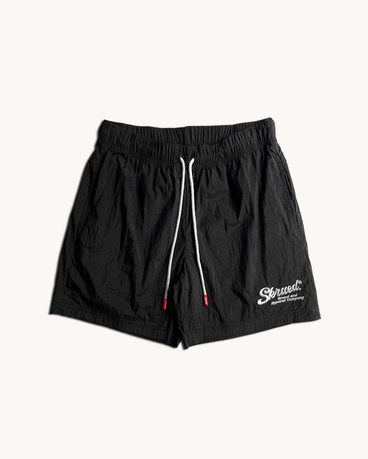 Chunky Logo Light Breeze Shorts - Black