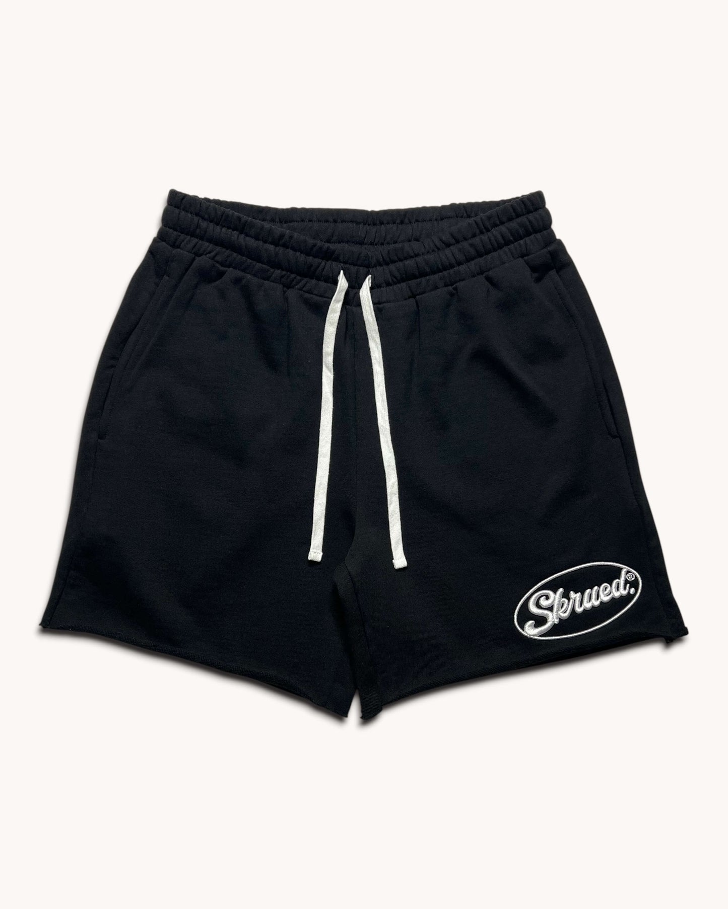 Chunky Oval Shorts - Black