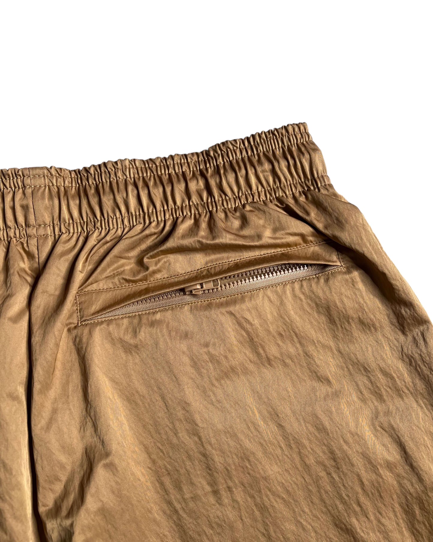 Crisp Logo Swish Shorts - Light Brown