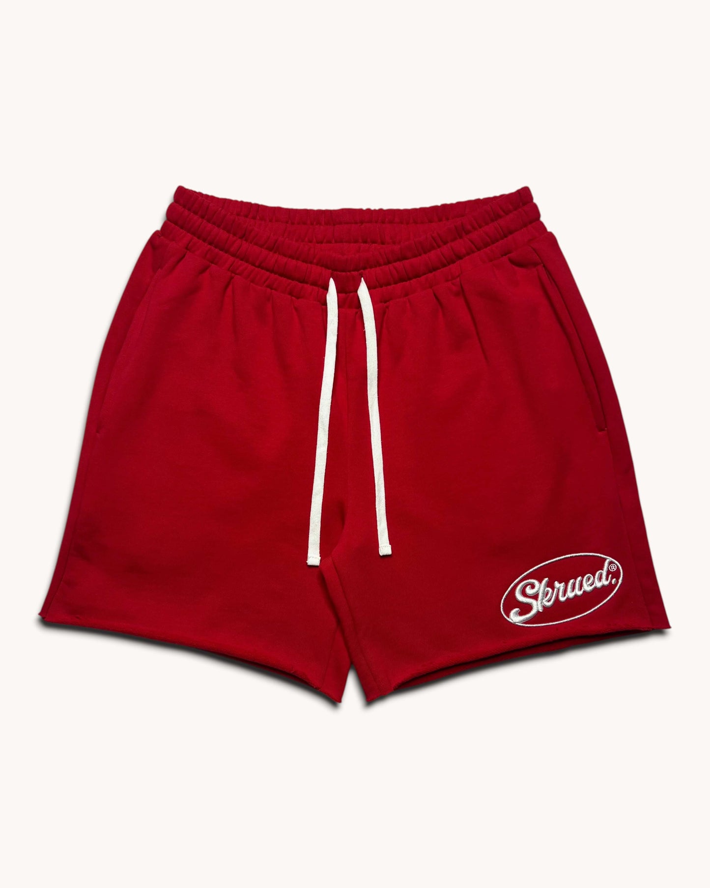 Chunky Oval Shorts - Red
