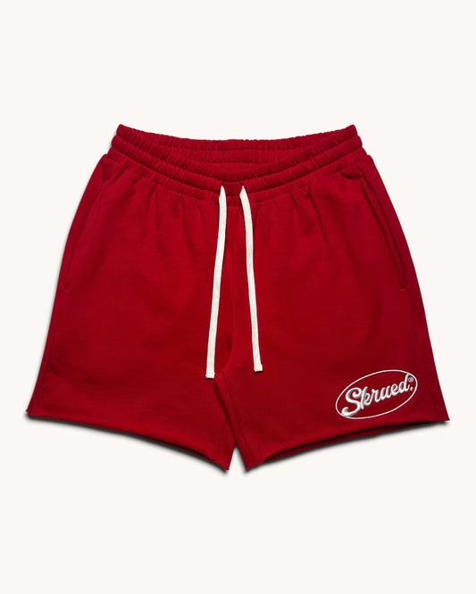 Chunky Oval Shorts - Red