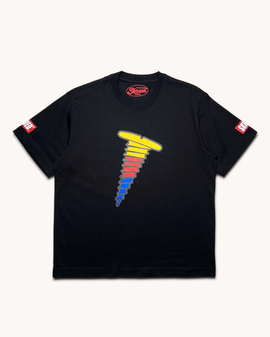 Inspire Screw Logo Tee - Black/Primary