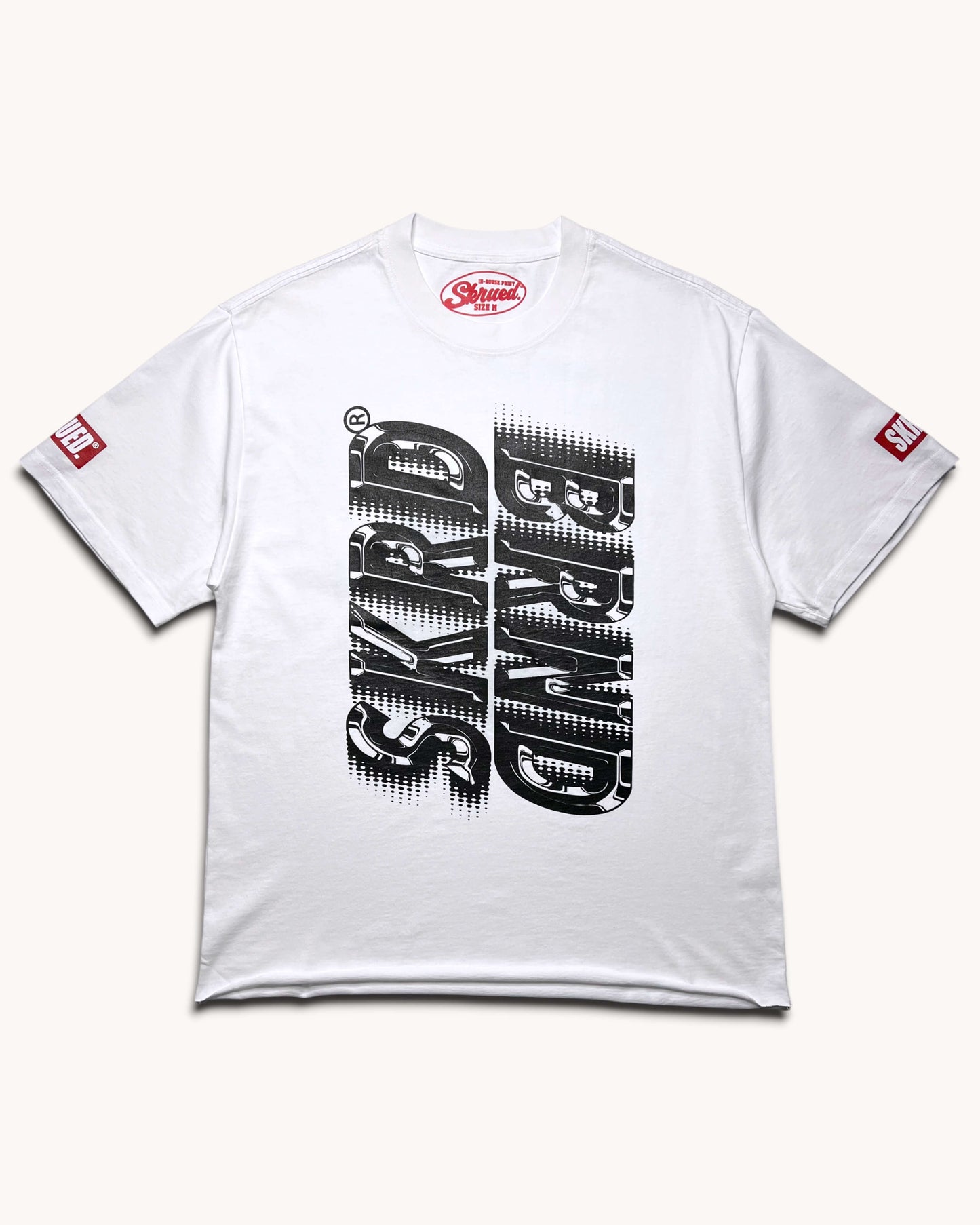Liquid SKRD BRND Tee - Vintage White
