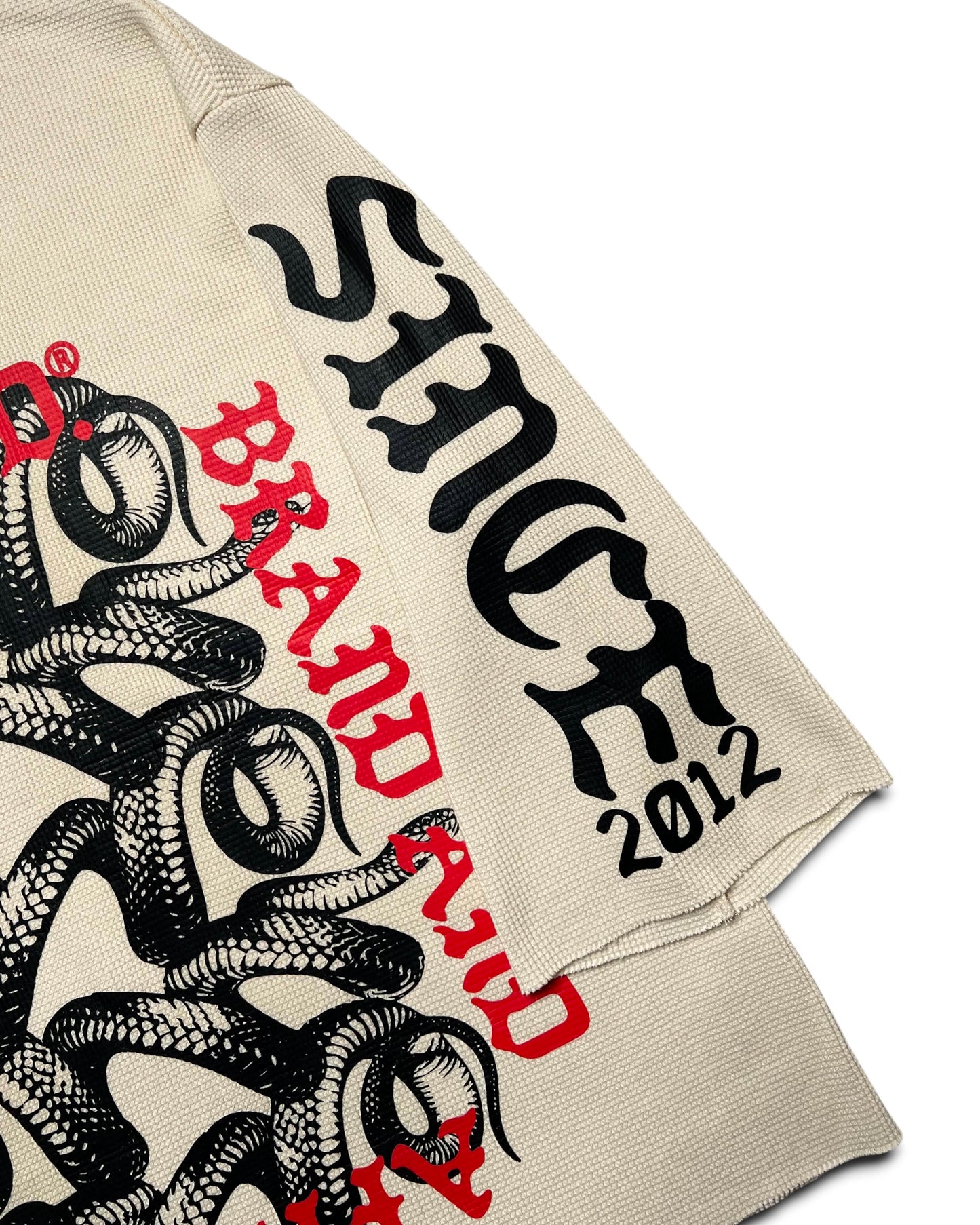 Snake Pit Raw Hem Thermal - Cream