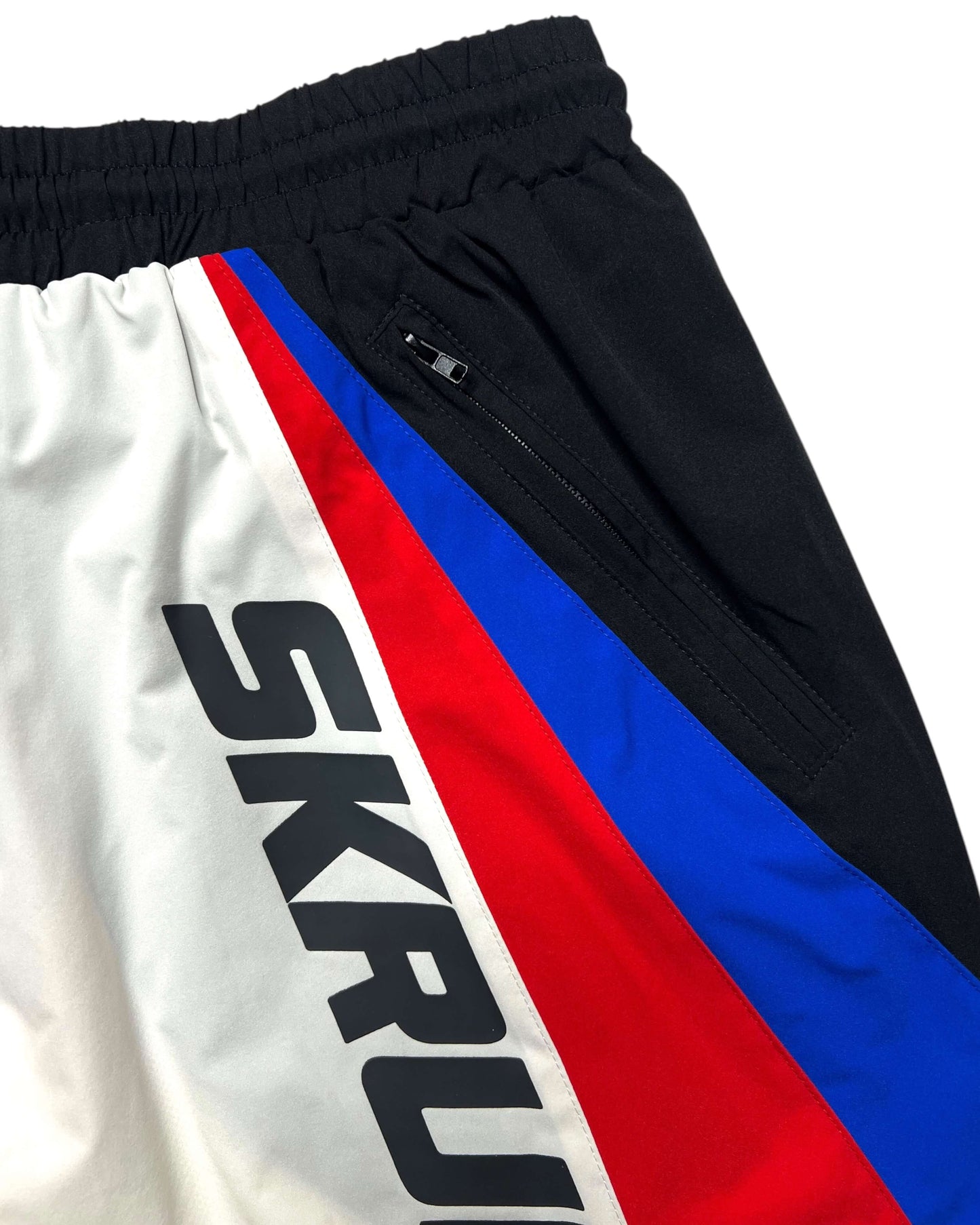 Heatwave Track Shorts - Light Cream