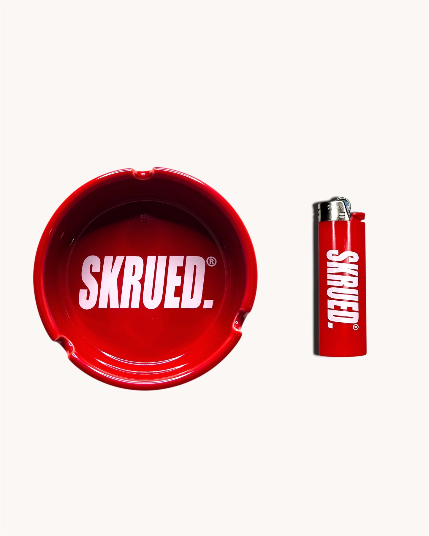 Classic Logo Ashtray and Lighter Bundle