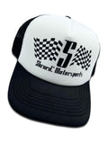 Motorsports Logo Foam Trucker Hat - White