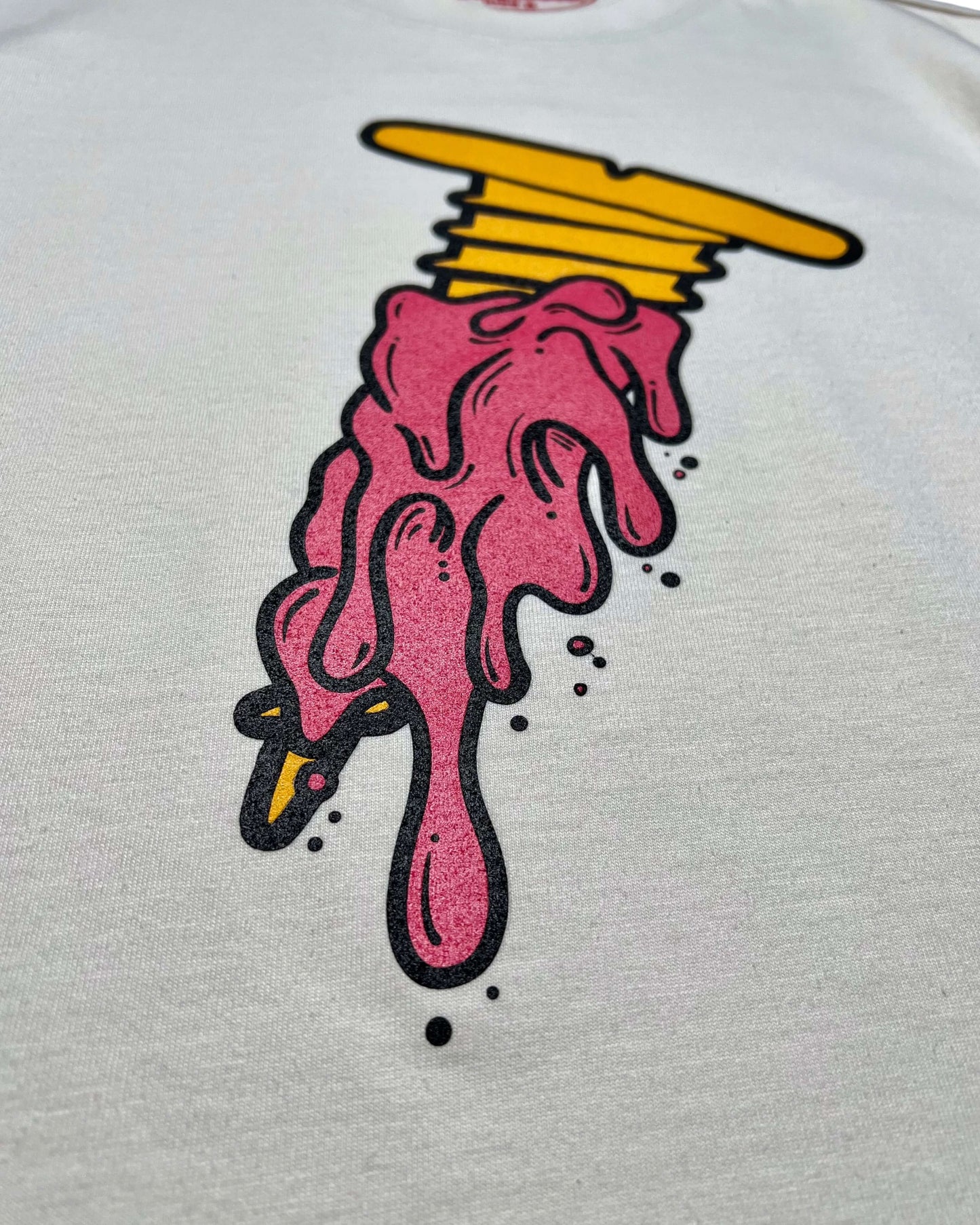 Inspire Drip Screw Logo Tee - French Vanilla