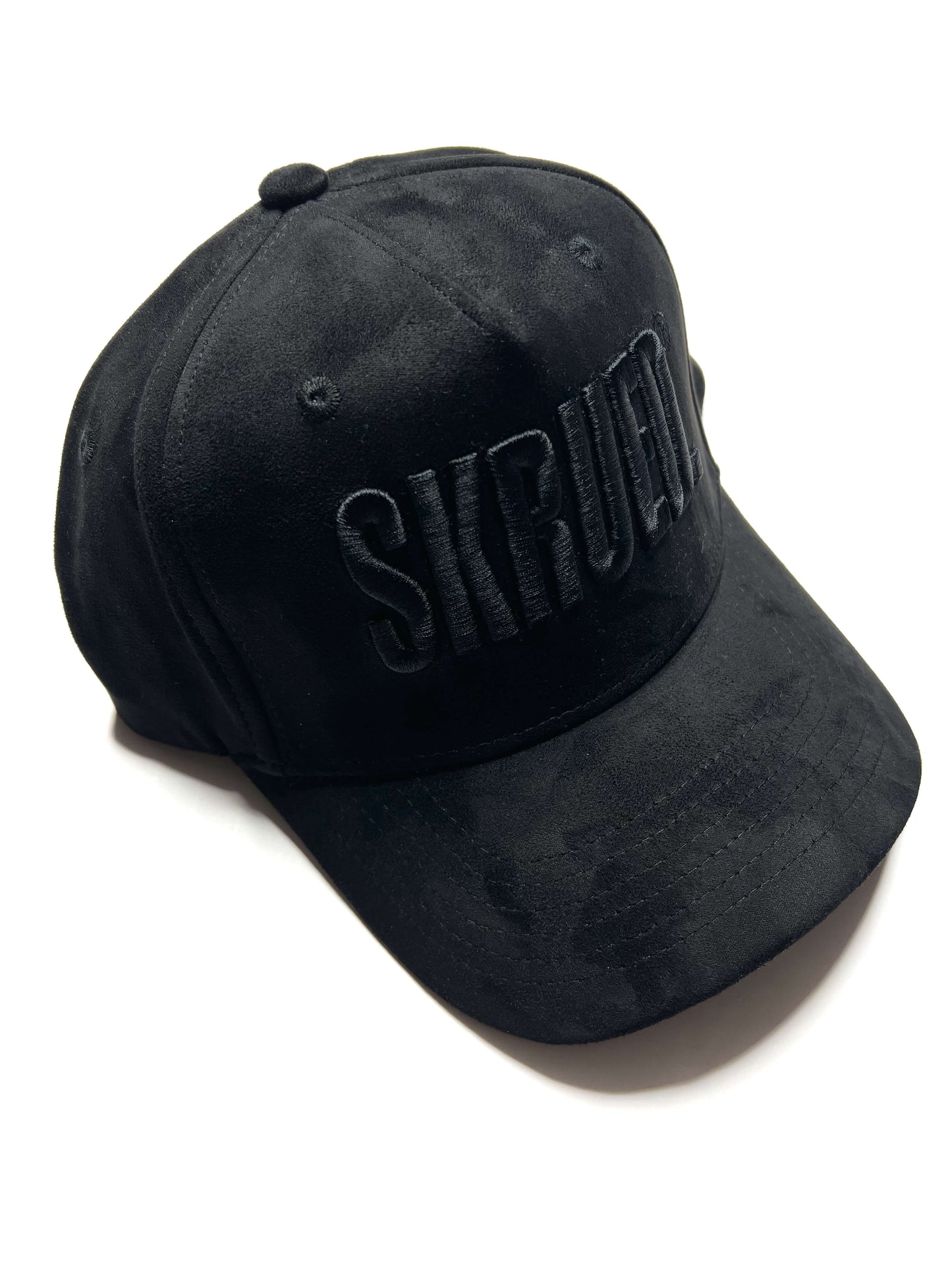 Suede Classic Logo Hat - Black Panther