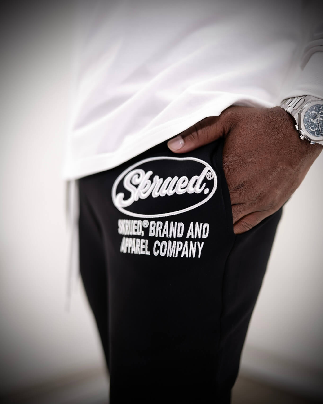 Slanted Stripes Flare Track Pants