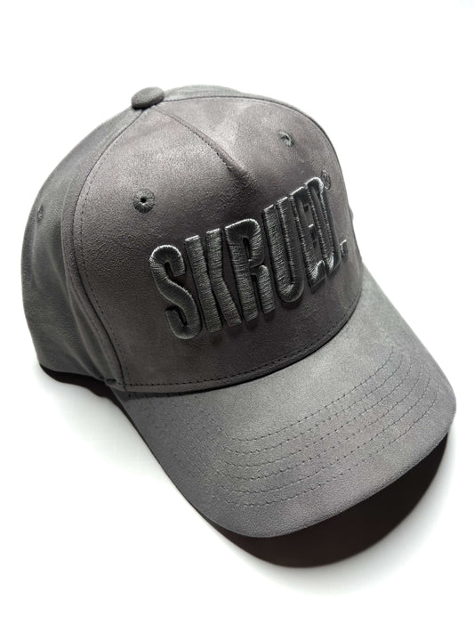 Suede Classic Logo Hat - Medusa Stone