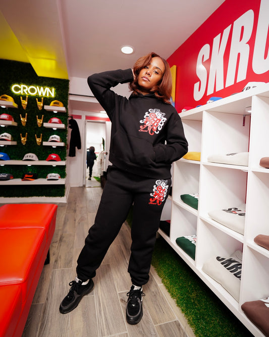 Women's SBAC Boyfriend Sweatsuit - Black