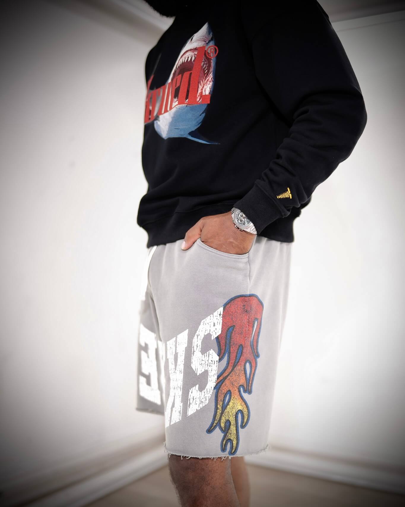 Hell & Back Raw Hem Shorts
