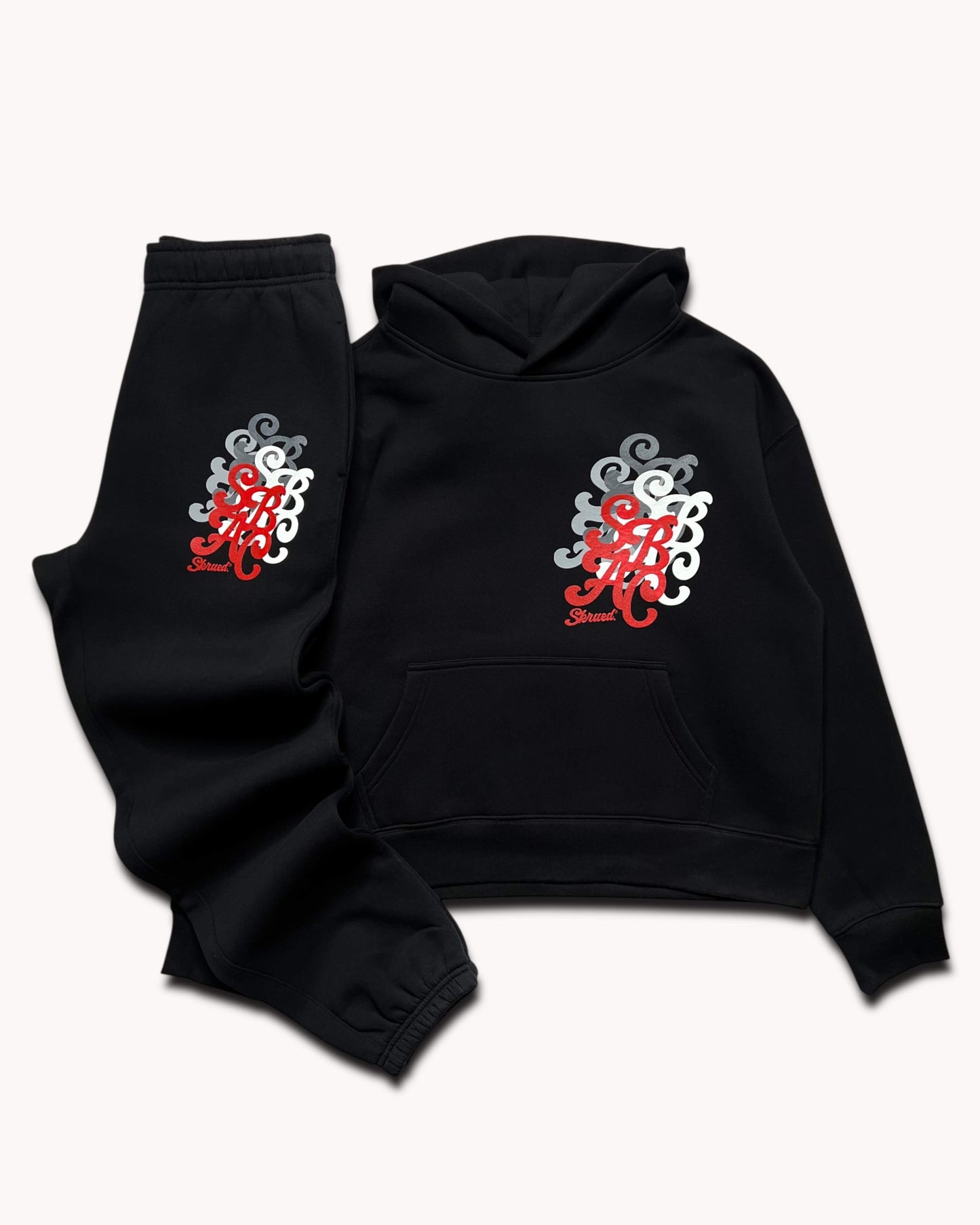 Women's SBAC Boyfriend Sweatsuit - Black
