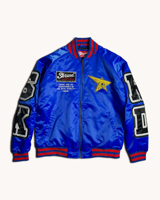 SKRD Satin Bomber Jacket