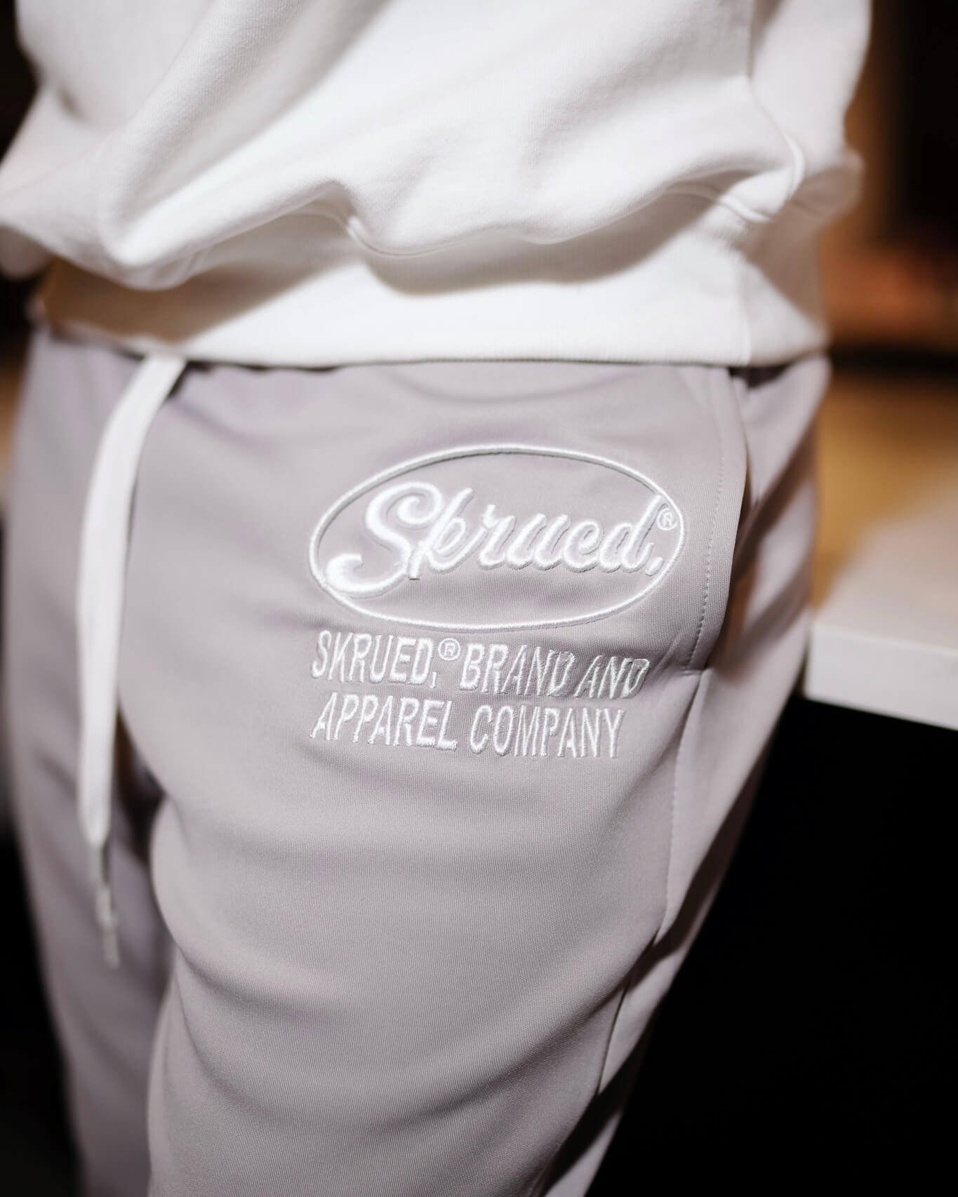 Slanted Stripes Flare Track Pants