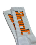 Crisp Logo Socks - Orange/Grey