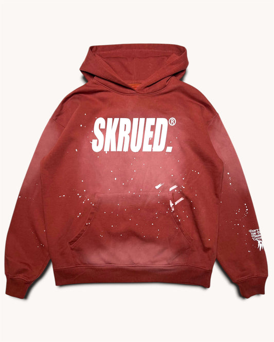 Classic Logo Hoodie - Sun Fade Brick Red
