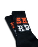 SKRD Logo Socks - Black/Orange