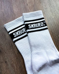Retro Stripe Logo Socks - Black